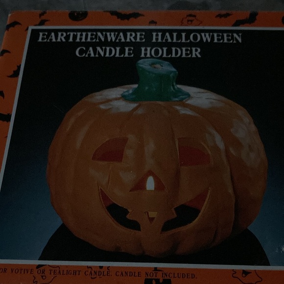 Earthenware Candle holder. - Picture 3 of 6